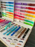 باکس ساعت 21بند سیلیکونی🌈 - Image 2